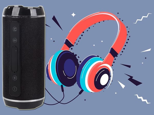 Bluetooth-kaiutin boombox 2x5 W FM/USB/AUX microSD musta