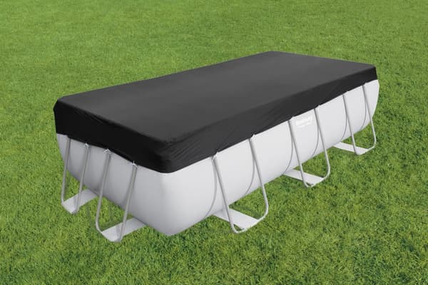 Poolovertræk PVC sort til pool 404x201 cm / 412x201 cm