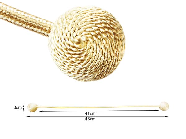 Magnetiska gardinklämmor guld 45 cm, 2-pack