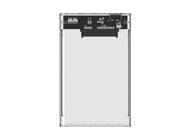 Harddiskkabinet 2,5 SATA til USB 3.0 transparent med USB-kabel
