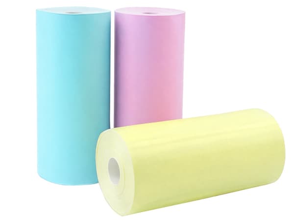 Termopapper rullar 55 mm 3-pack färgmix för termoprinter/mini printer