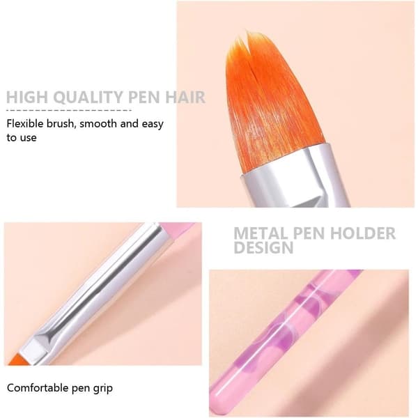 Negleværktøj - 7 Pensler & 5 Dotting Tools til Perfekt