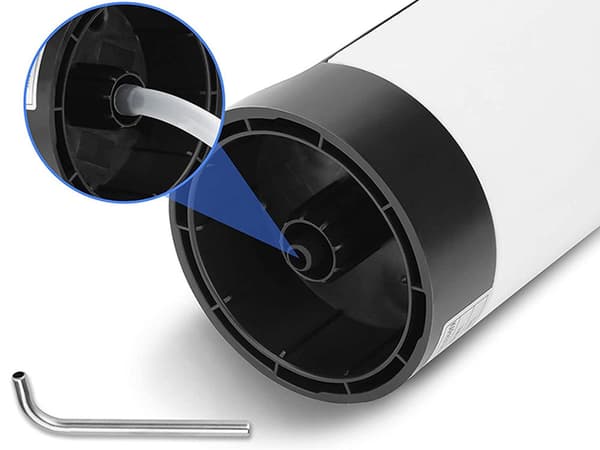 Elektrisk vattenpump USB för 18,9 l vattenflaska ABS/silikon