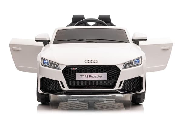 Batteridriven elbil för barn Audi TTRS vit
