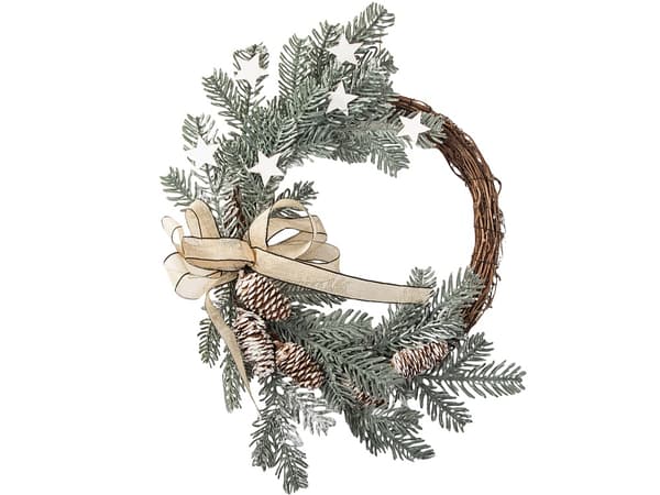 Julkrans med kottar och kvistar diameter 30 cm
