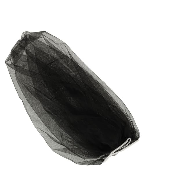 Myggenet til barnevogn universelt 140 cm elastik sort polyester