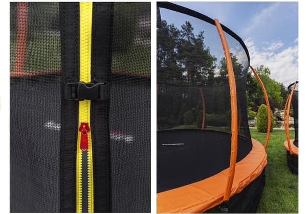 Rund trampolin 8 ft til haven, til børn og voksne