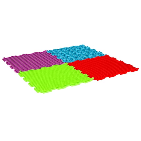 Sensorisk ortopedisk pusselmatta 8 moduler 24,2x24,2 cm barn 2+