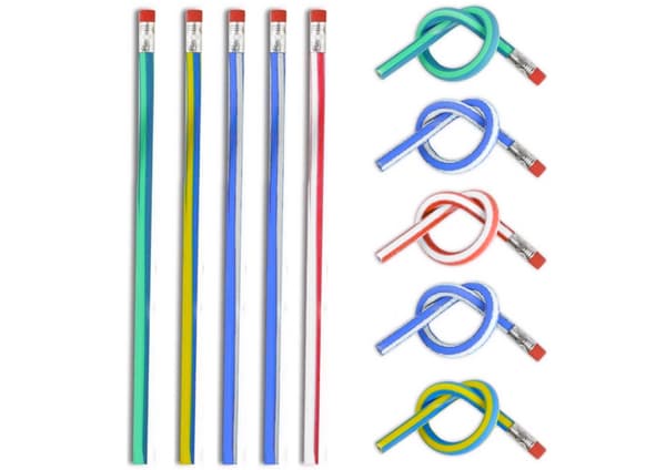 Flexibla mjuka pennor 30 cm, 5-pack