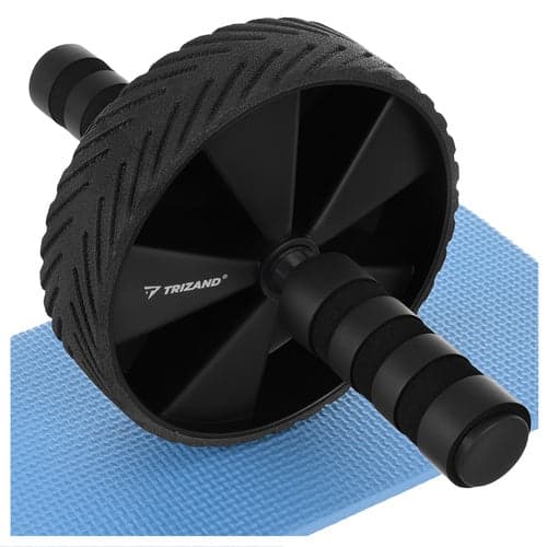 ABS-harjoituspyörä roller 28 cm polvialustalla musta