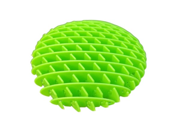 Fidget-legetøj sensorisk stresslegetøj grøn fleksibel plast 10x8 cm
