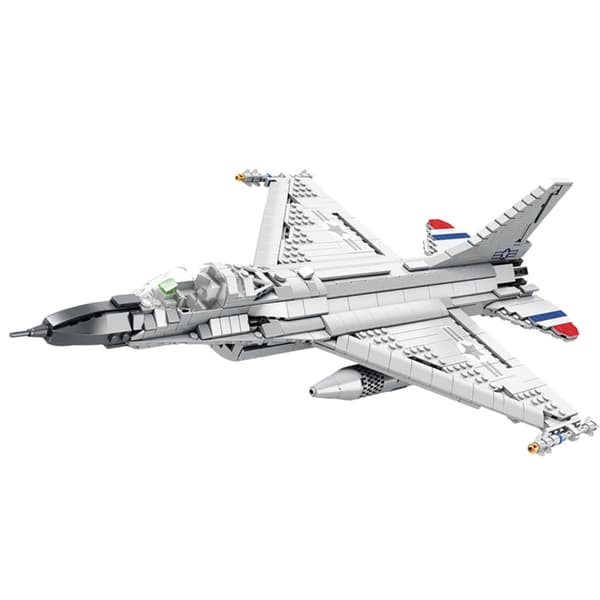 F-16 Fighting Falcon byggeklodsmodel 1427 dele 49 cm