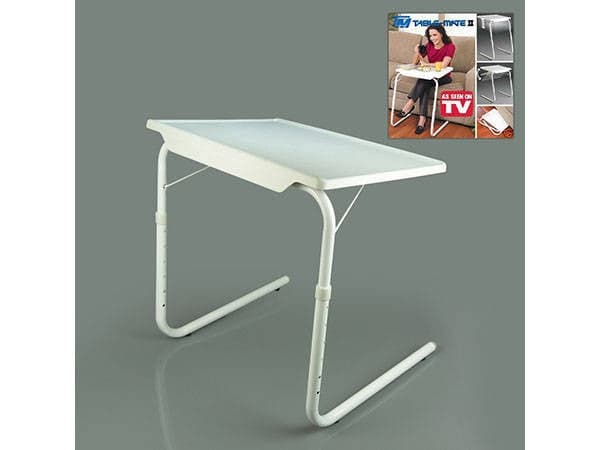 Hopfällbart laptopbord justerbar höjd 52–73 cm vinklingsbart 52x40