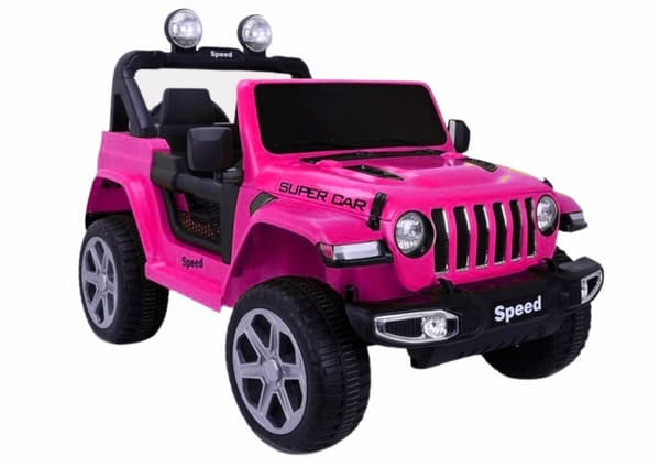 Akkuauto 4x4 lapsille vaaleanpunainen FT-938
