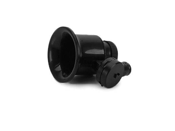 Pandelupe 20x med LED-belysning sort inkl. 2 batterier