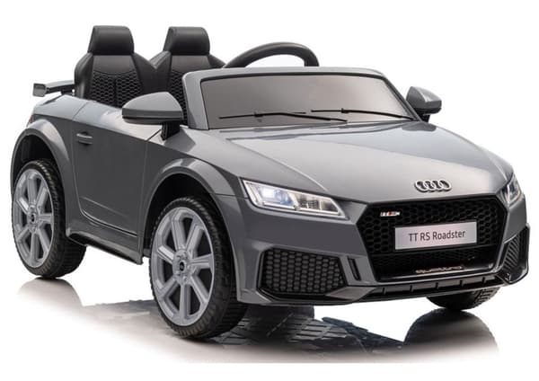 Elbil för barn Audi TTRS grå batteridriven åkbil