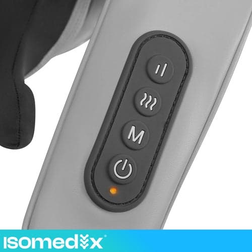 Niskahierontalaite Shiatsu lämmöllä, langaton, USB-C, 3 tilaa