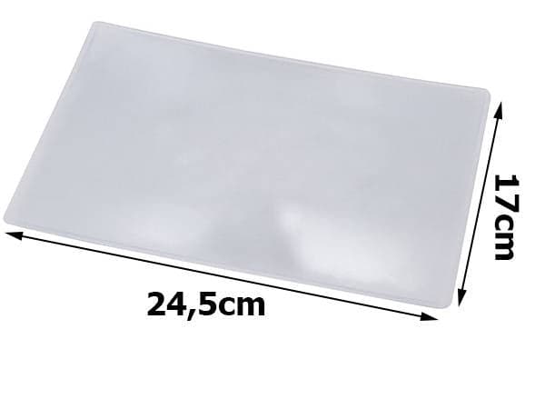 Läslupp 1–5x stor lins 24,5x17 cm, plast