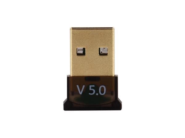 Bluetooth-adapter USB 5.0 för dator/laptop svart räckvidd 20 m