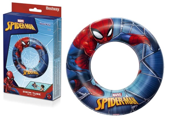 Oppustelig svømmering 56 cm Spider-Man Marvel för barn 3-6 år