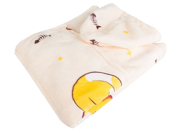 Tæppe-sweatshirt med hætte teddyfleece oversize one size