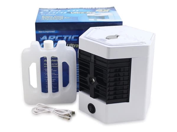 Mini luftkonditionering 2-i-1 USB med luftfuktare 8 W