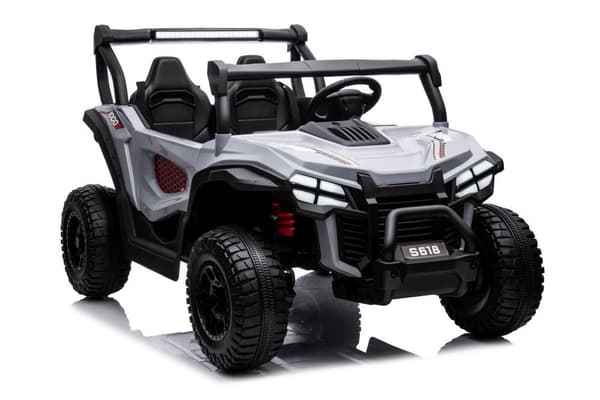 Akkukäyttöinen sähköauto lapsille S618 harmaa