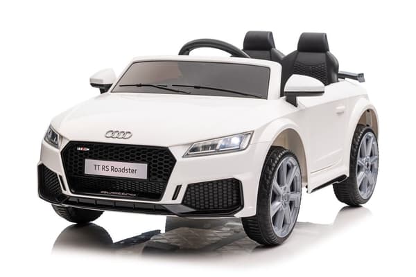 Batteridriven elbil för barn Audi TTRS vit