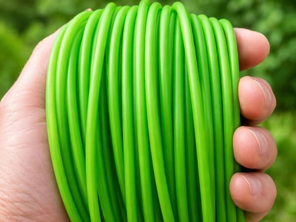 Trimmerline nylon 2,4 mm x 15 m til buskrydder, grøn