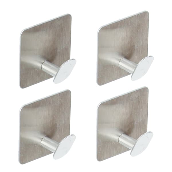 Itsekiinnittyvät seinäkoukut ruostumaton teräs 4-pack 1 kg, ex-display