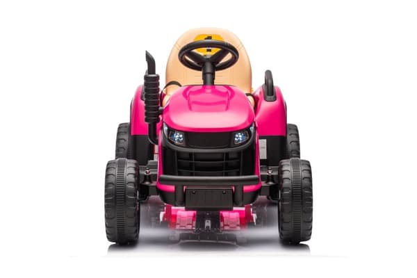Batteridriven lektraktor för barn rosa BBH-030