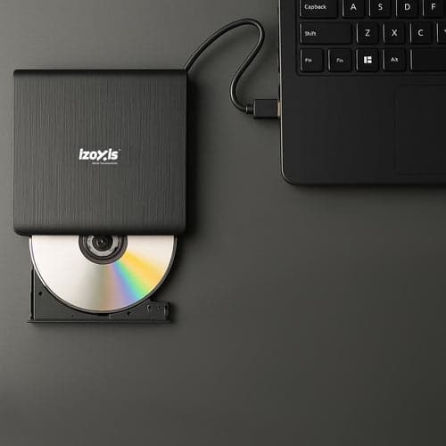 Ulkoinen DVD/CD-polttava asema USB 3.0 24x/8x Windows/macOS/Linux