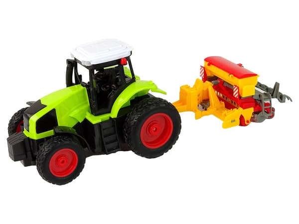 Fjernstyret traktor 1:16 med balpress, batteri 3,7V & lader