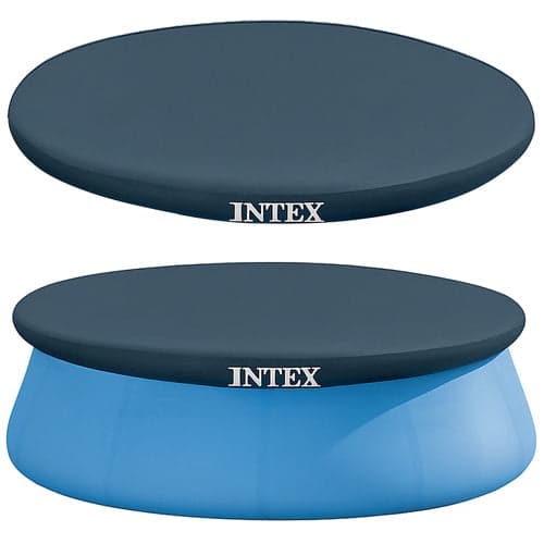 Poolovertræk vinyl 244 cm til Intex Easy Set pool, mørkeblå