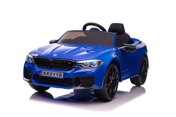 Batteridriven elbil BMW M5 Drift blå för barn