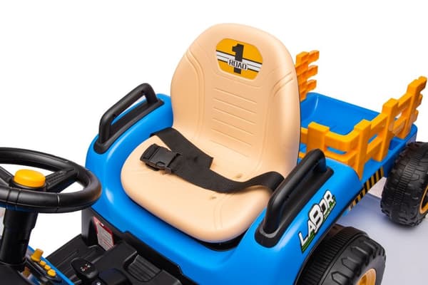 Batteridriven lektraktor för barn blå BBH-030