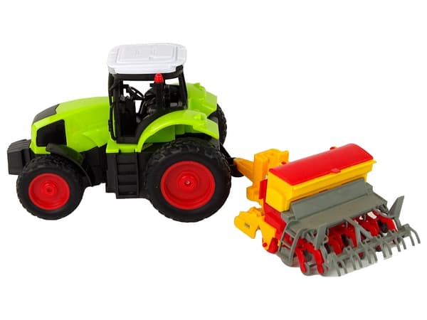 Fjernstyret traktor 1:16 med balpress, batteri 3,7V & lader