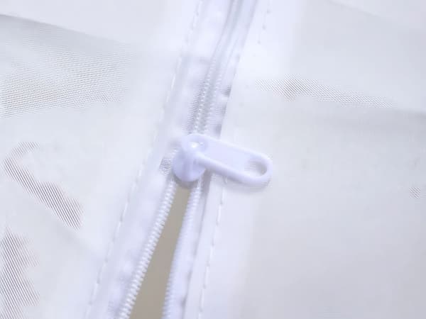 Förvaringsbox kläder polyester vit 31x34x33 cm