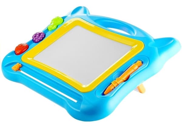 Magnetisk tegnesæt med stempler og mini-tavle, 4 dele
