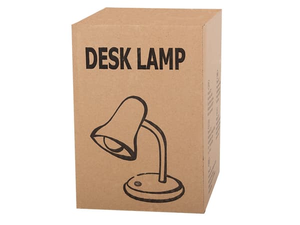 Skrivebordslampe E27 blå med justerbar arm 40 W