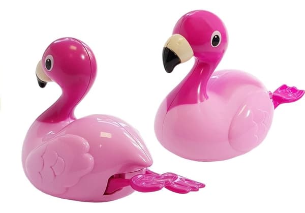 Flydende rosa flamingo badelegetøj til børn