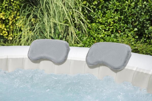 Jacuzzi nackkudde/hudstöd 2-pack justerbar, passar Bestway Spa