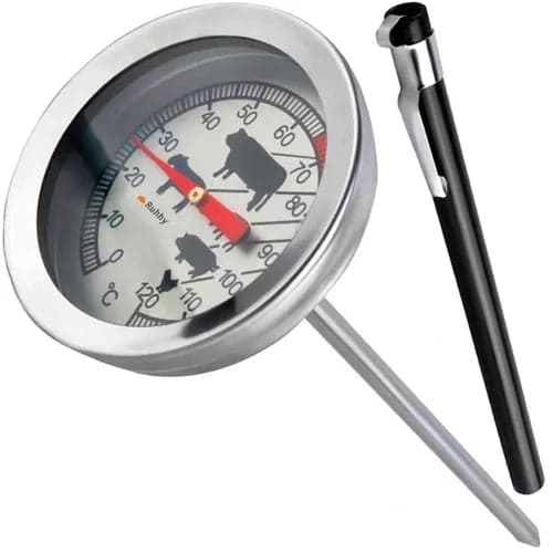 Trådlös stektermometer analog med 13 cm probe 0–120°C
