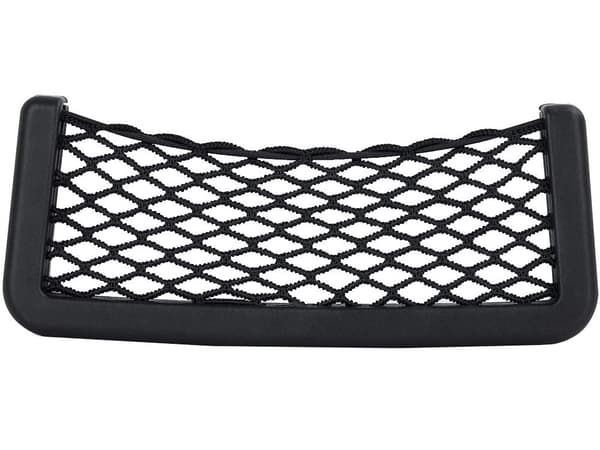 Bilorganisator netlomme 19,5x8 cm selvklæbende sort