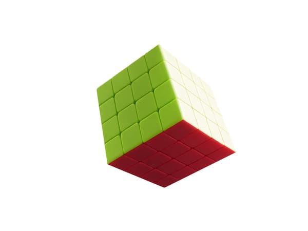 Rubiks kub 4x4 logiikkapeli 6 cm monivärinen