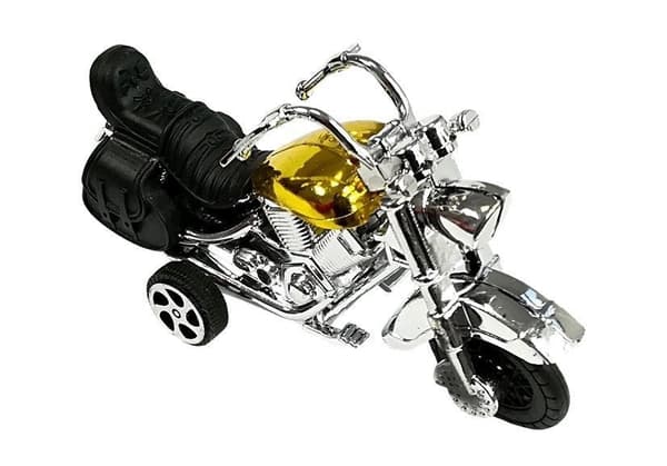 Legetøjsmotorcykler pull-back 3-pack 9 cm, fra 3 år