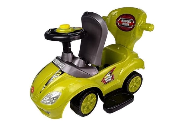 3-i-1 åkbil för barn Mega Car