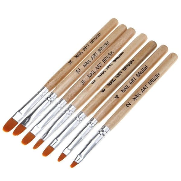 Negleværktøj - 7 Pensler & 5 Dotting Tools til Perfekt