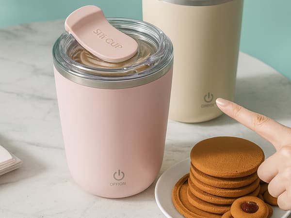 Selvrørende termokop 350 ml rustfrit stål IPX6 USB-C