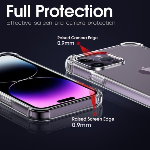 iPhone 14 Pro silikoninen iskunkestävä kuori
